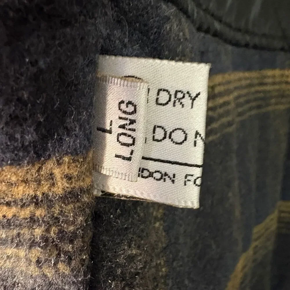 90s Vintage London Fog Classic Khaki Field Coat, Removable Liner Men's sz L Tall